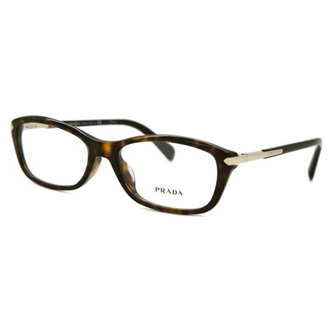 Prada PR 04PVA Asian Fit 2AU1O1 Eyeglasses in Tortoiseshell 